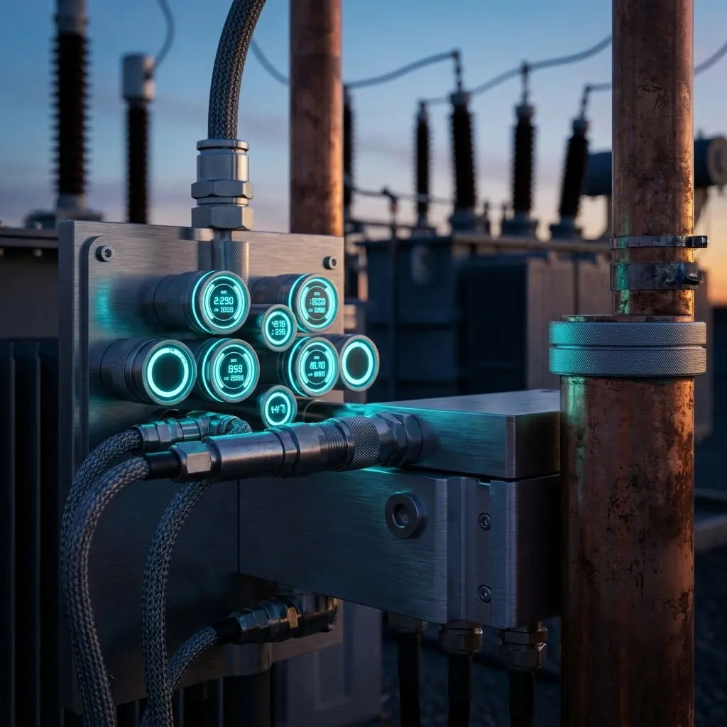 Smart municipal power grid and utility inspection terminal deployment in high-dust urban environments.